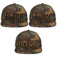 Image 1 of BLEGH SNAPBACK HAT - CAMO EDITION