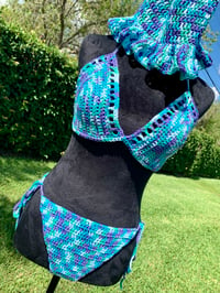 Image 1 of Matching Ruffle Hat & Bikini (Large)