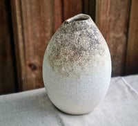 Image 1 of Raw Ceramic Vase - White