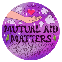 Image 3 of ✦ Mutual Aid Matters Button Pin ✦