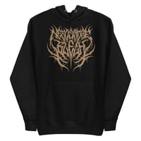 Image 9 of NEEDS MORE BLEGH DEATHCORE HOODIE - BLACKOUT LINE