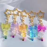 Gummy Bear Bow Keychain
