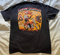 Image 1 of Arrow Choppers - Wagon Burner T-Shirt (Black)