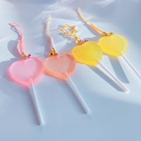 Heart Lollipop Keychain