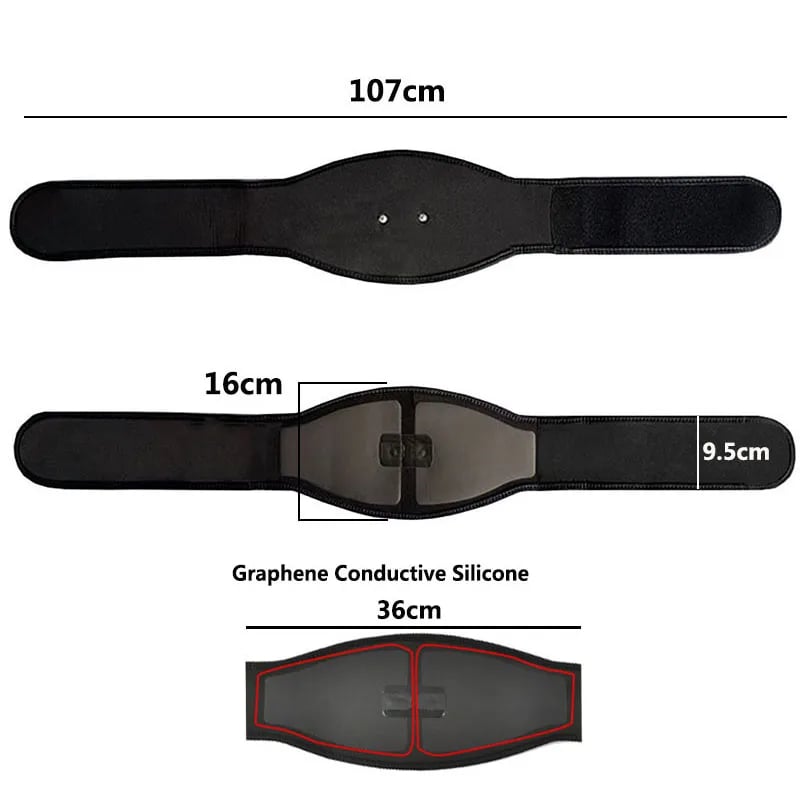 MSL Electric Abs Trainer Belt with EMS Stimulation