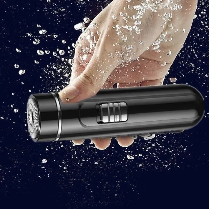 Compact & Convenient Electric Razor for Men - USB Rechargeable, Wet & Dry