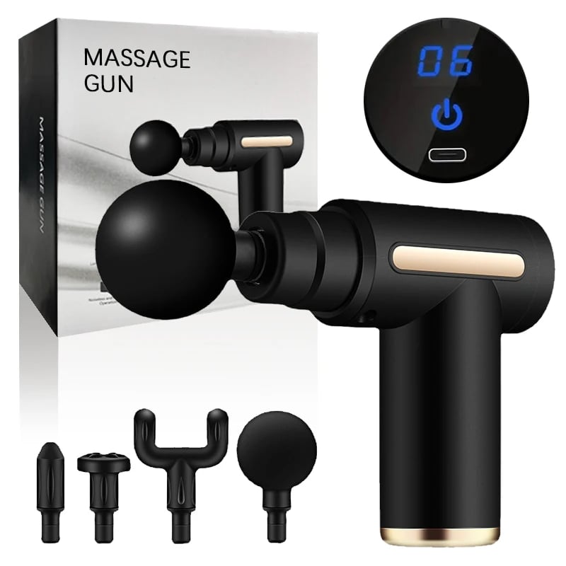 Portable Fascia Gun Deep Tissue Massage Mini Lightweight Adjustable Speed