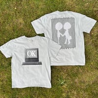 Image 2 of OK Computer b/w Fitter Happier shirt