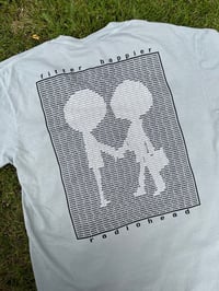 Image 6 of OK Computer b/w Fitter Happier shirt