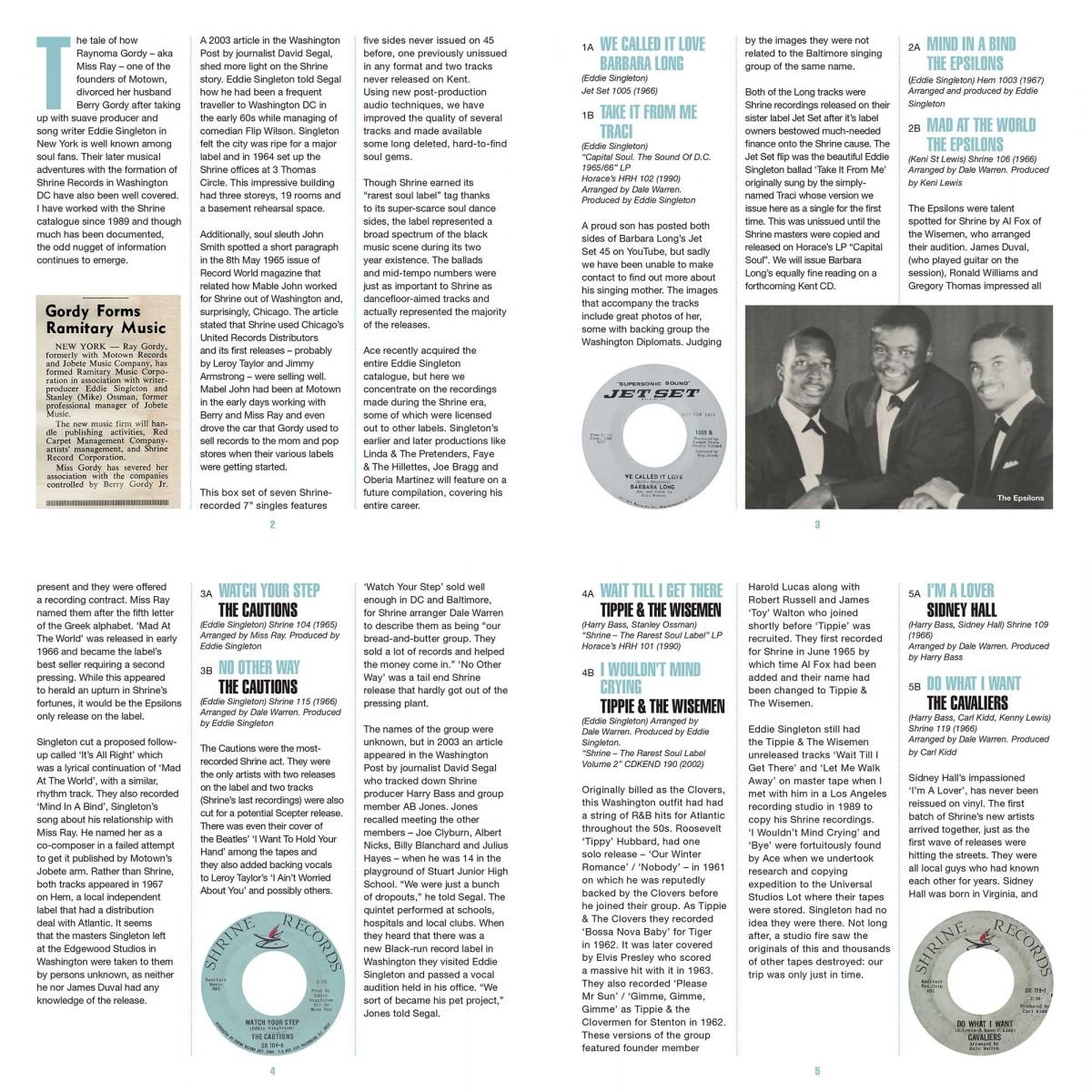 Shrine Records - Rare Soul Sides: Washington DC 1965-1967