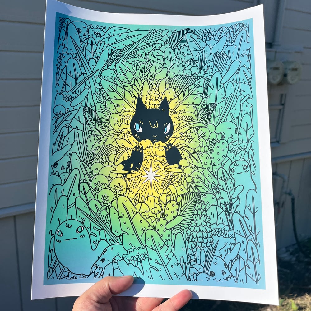 Image of Bush Cat Poster
