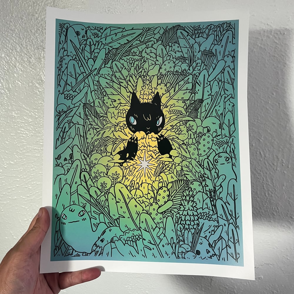 Image of Bush Cat Poster