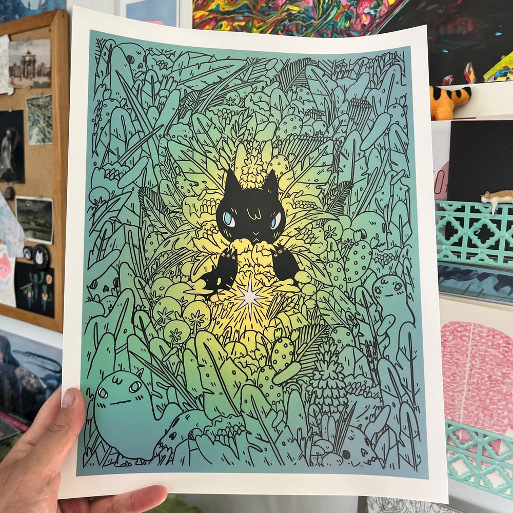 Image of Bush Cat Poster