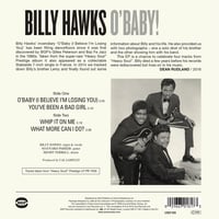 Image 2 of BILLY HAWKS - O' Baby! 7"