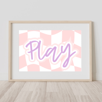 Image 3 of Play Wavy Checkerboard Print