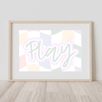 Image 5 of Play Wavy Checkerboard Print