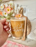 PERSONALISED GLASS MUGS 