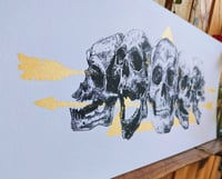 Image 2 of - Five skull -