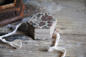 MAGDALENA — Livre accordéon contenu dans une boîte en bois sculpté — Papier kozo