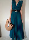 Robe longue plissée [Maryline] (+de couleurs)