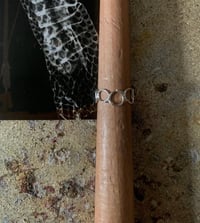 Image 1 of Circle of protection recycled silver ring