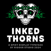 Image 5 of Inked Thorns Font