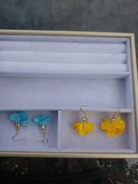 Image 2 of FlowerBOMB Puff Earrings