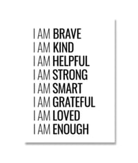 Image 3 of "I AM" Motivational Poster