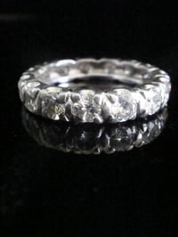 Image 1 of VINTAGE 18CT 1.50CT DIAMOND FULL ETERNITY RING SIZE I