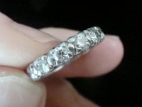 Image 6 of VINTAGE 18CT 1.50CT DIAMOND FULL ETERNITY RING SIZE I