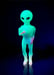 Image of Hyper Cryptid Sofubi Series 1: Grey Alien Glow in the Dark version