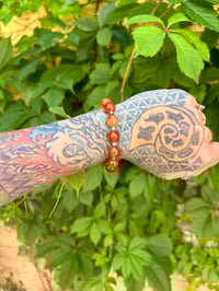 Carnelian & Pyrite Bracelet
