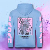 Image 1 of RDR24 COCKEREL hoodie cornflower blue