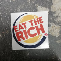 EAT THE RICH Stickers