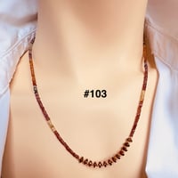 Image 1 of Multicolor spinel with darned and gold filled 18” #103