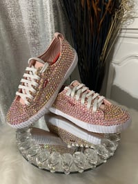 Image 1 of Women Bling Tennis Shoes