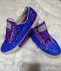 Image 1 of Crystal 2Tone Tennis Shoes