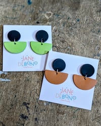 Image 1 of Luna Tan Earrings- Ready To Ship