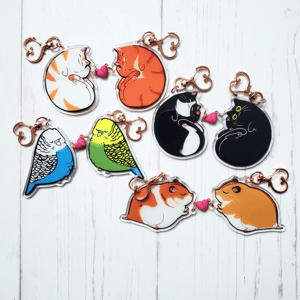 Image of Animal couple charms 