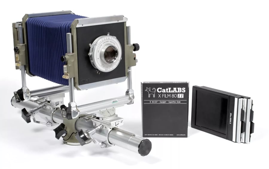 Image of Sinar Norma 4X5 Camera with 215mm lens +holders +film +fresnel NEW BELLOWS #8811