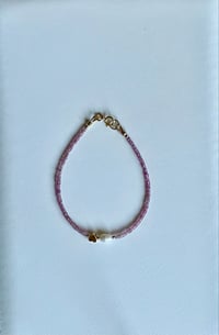 Image 3 of Pink sapphire  bracelet 