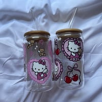 Hello Kitty Glass Cup