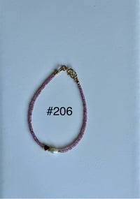 Image 1 of Pink sapphire  bracelet 