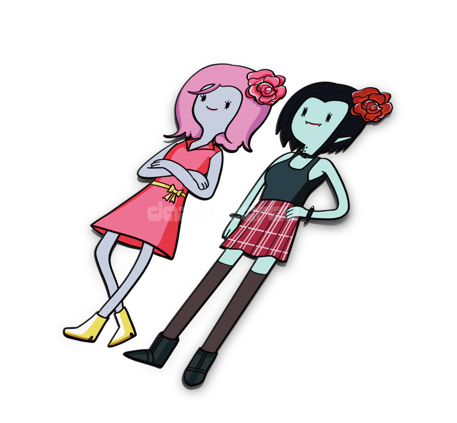 Image of Bubblegum and Marceline Nana Version Sticker