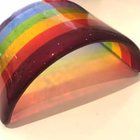 Fused Glass Rainbow