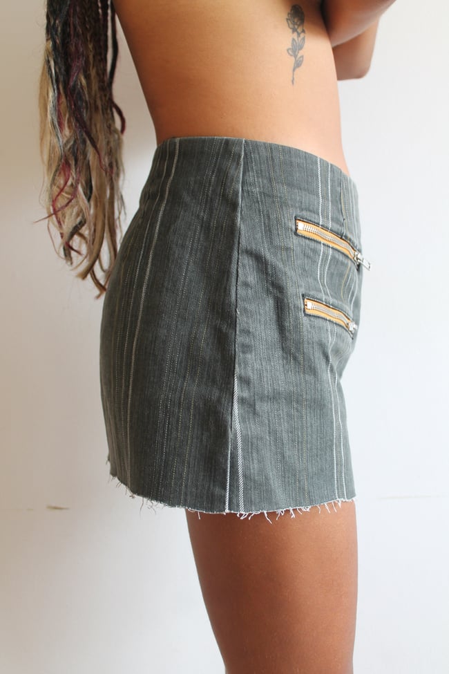 Y2K Denim Mini Skirt