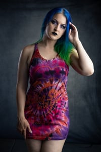 Image 3 of S/M Rolling Stones Tie Dye Tank Top/Dress