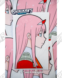 Image 1 of 002 Side Profile Peeker Vinyl Sticker