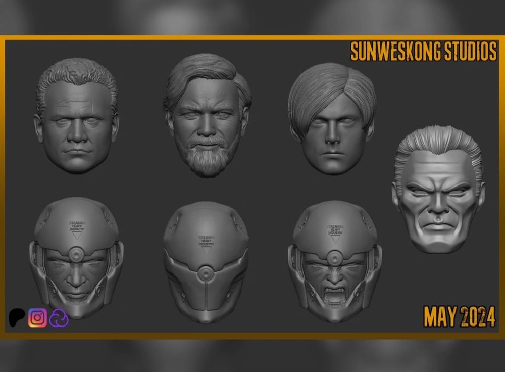 Sun Weskong Sculpts/ accessories. 