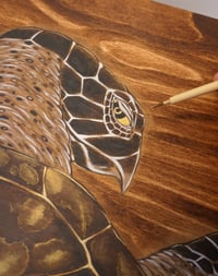 Image 7 of 'Hawksbill Rising' 1/1 Original Painting